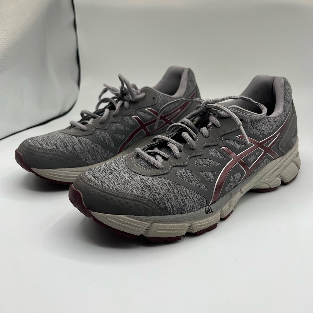 ASICS GEL-Enhance Ultra 4.0 Sneakers Gray/Maroon Size 10 (T75CQ)
